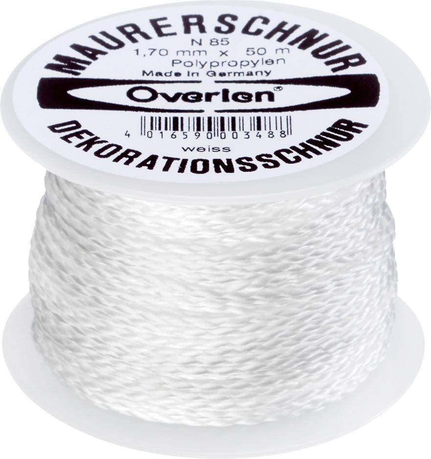 Maurerschnur PP 1,7mm 50m weiß Overmann