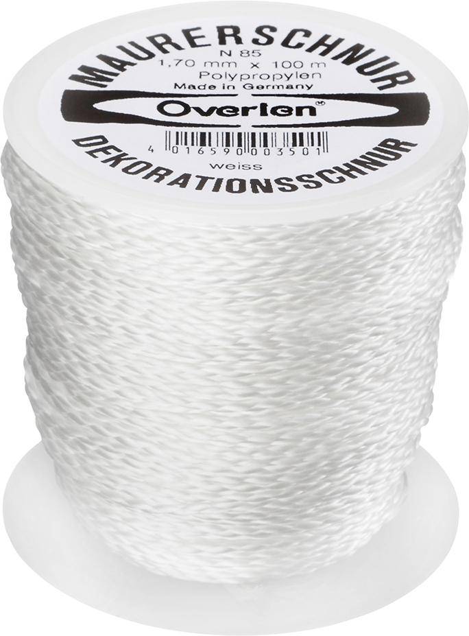 Maurerschnur PP 1,7mm 100m weiß Overmann