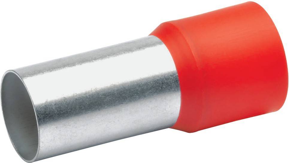 Eine Nahaufnahme eines Handherkzeugs mit rotem Griff, die einen teilweise sichtbaren silbernen Metallspitze zeigt, möglicherweise ein Schraubendreher.