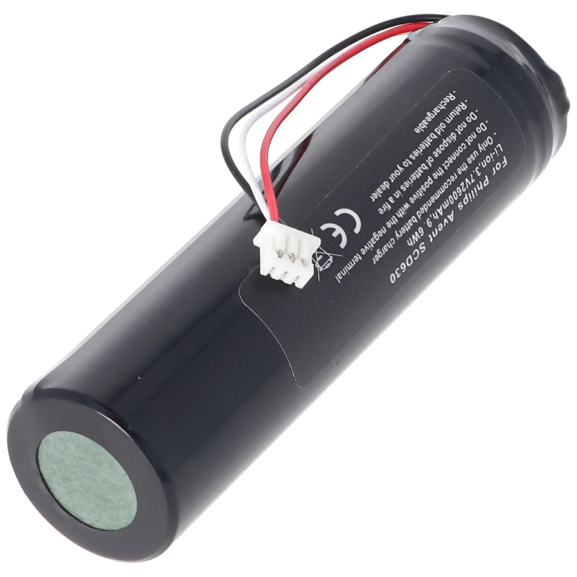 Akku passend für Philips Avent SCD630 NTA3459-4, NTA3460-4 Li-ion, 3,7V, 2600mAh, 9,6Wh