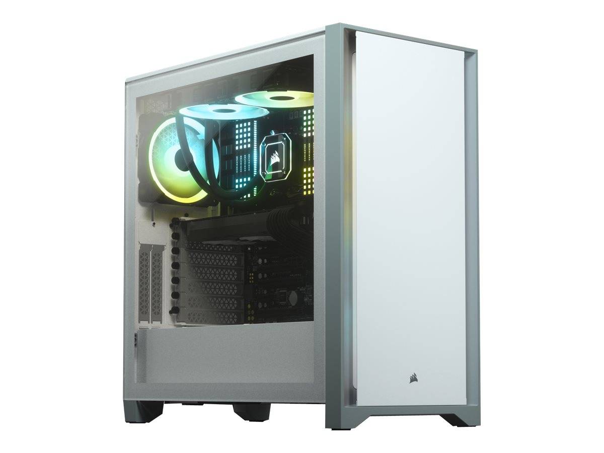 CORSAIR 4000D - Tower - ATX - Seitenteil mit Fenster (gehärtetes Glas)