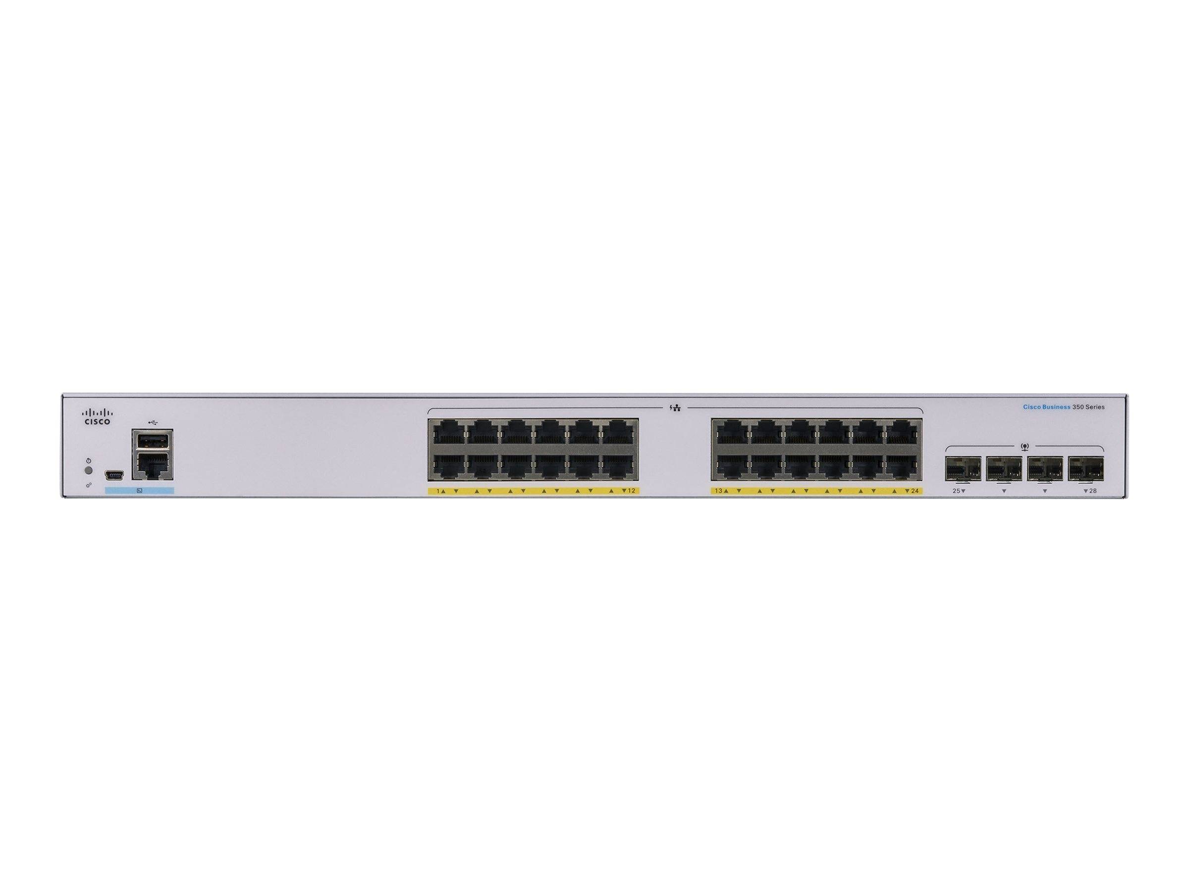 Cisco Business 350 Series 350-24P-4G - Switch - L3 - managed - 24 x 10/100/1000 (PoE+)