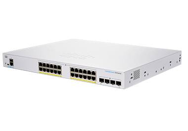Cisco Business 350 Series 350-24P-4G - Switch - L3 - managed - 24 x 10/100/1000 (PoE+)