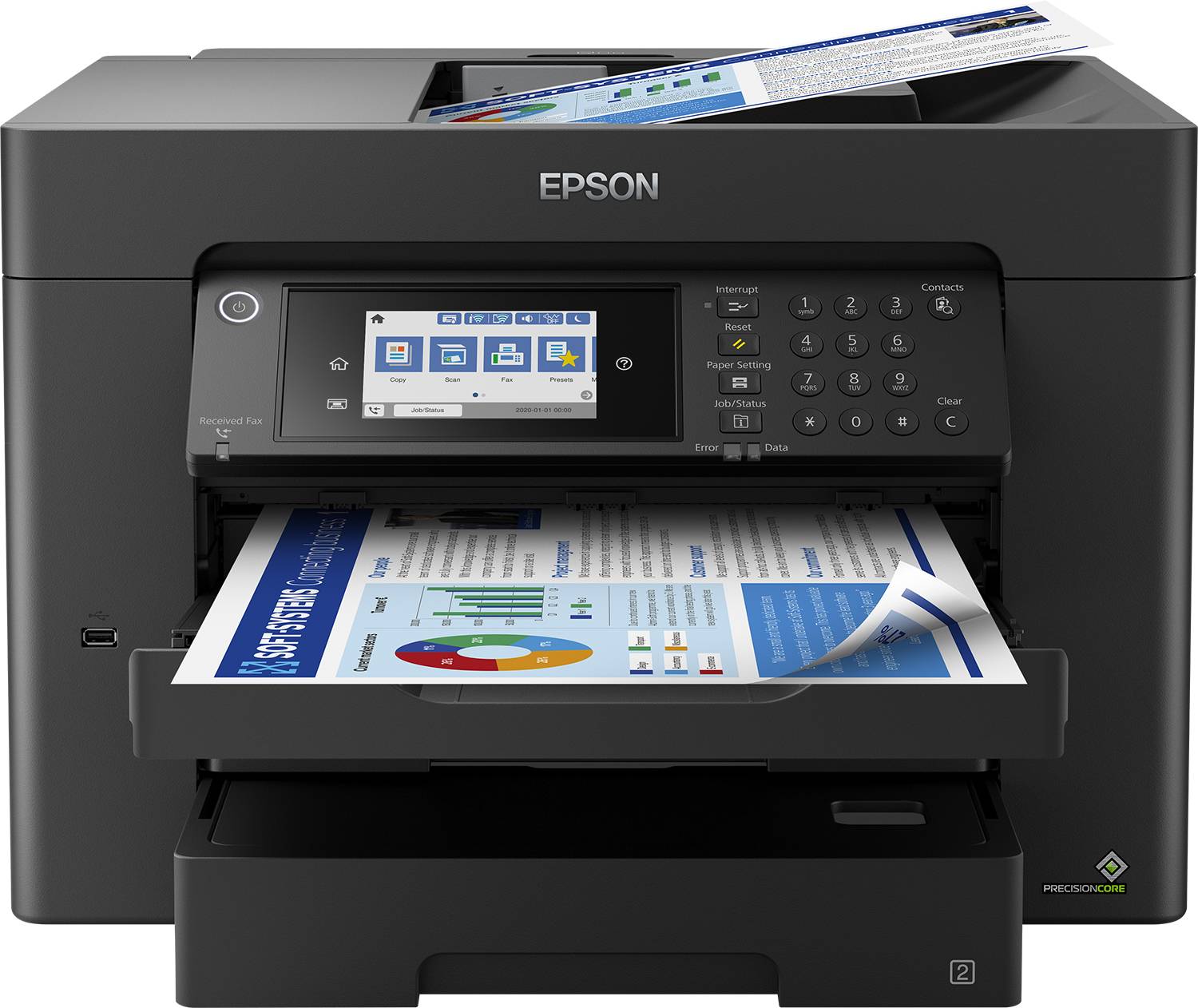 Epson WorkForce WF-7840DTWF - Multifunktionsdrucker - Farbe - Tintenstrahl - A3 (297 x 420 mm)