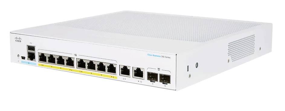Cisco Business 250 Series CBS250-8P-E-2G - Switch - L3 - Smart - 8 x 10/100/1000 (PoE+)