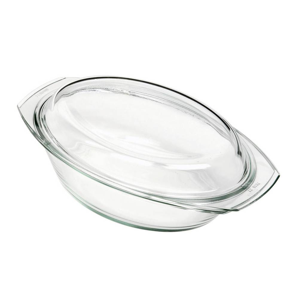 SIMAX 021/002/001 Schüssel oval mit flachem Deck, klar