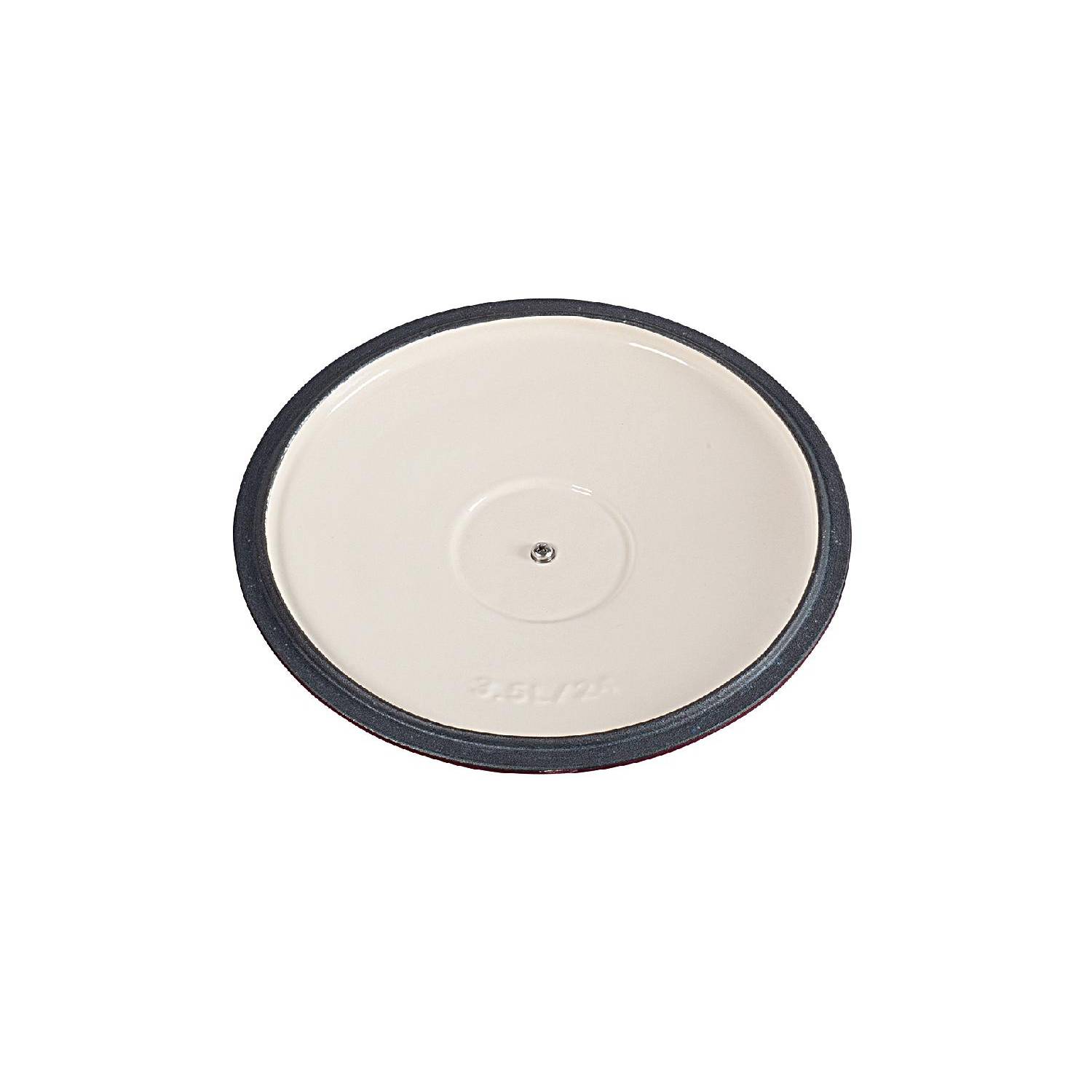 kela 11941 Bräter "Calido" Gusseisen, 4 l ø 24 cm, H 11,5 cm, rot