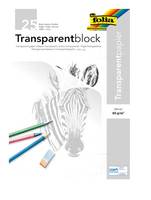 Folia 8050/25 - 25 Blätter - Transparent paper - architect quality - 80 g/m²