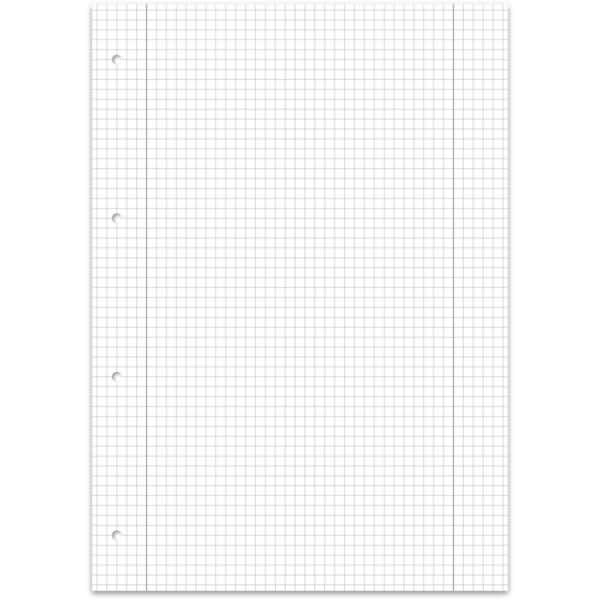 Collegeblock Green A4 60 g/qm kariert 5mm mit DR 80 Blatt