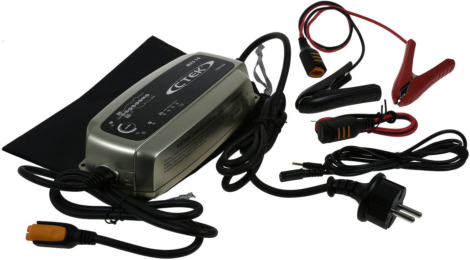 CTEK MXS 10 Batterie-Ladegerät, vollautomatisch u.a. für Auto, Caravan, Boot 12V 10A EU, 12V