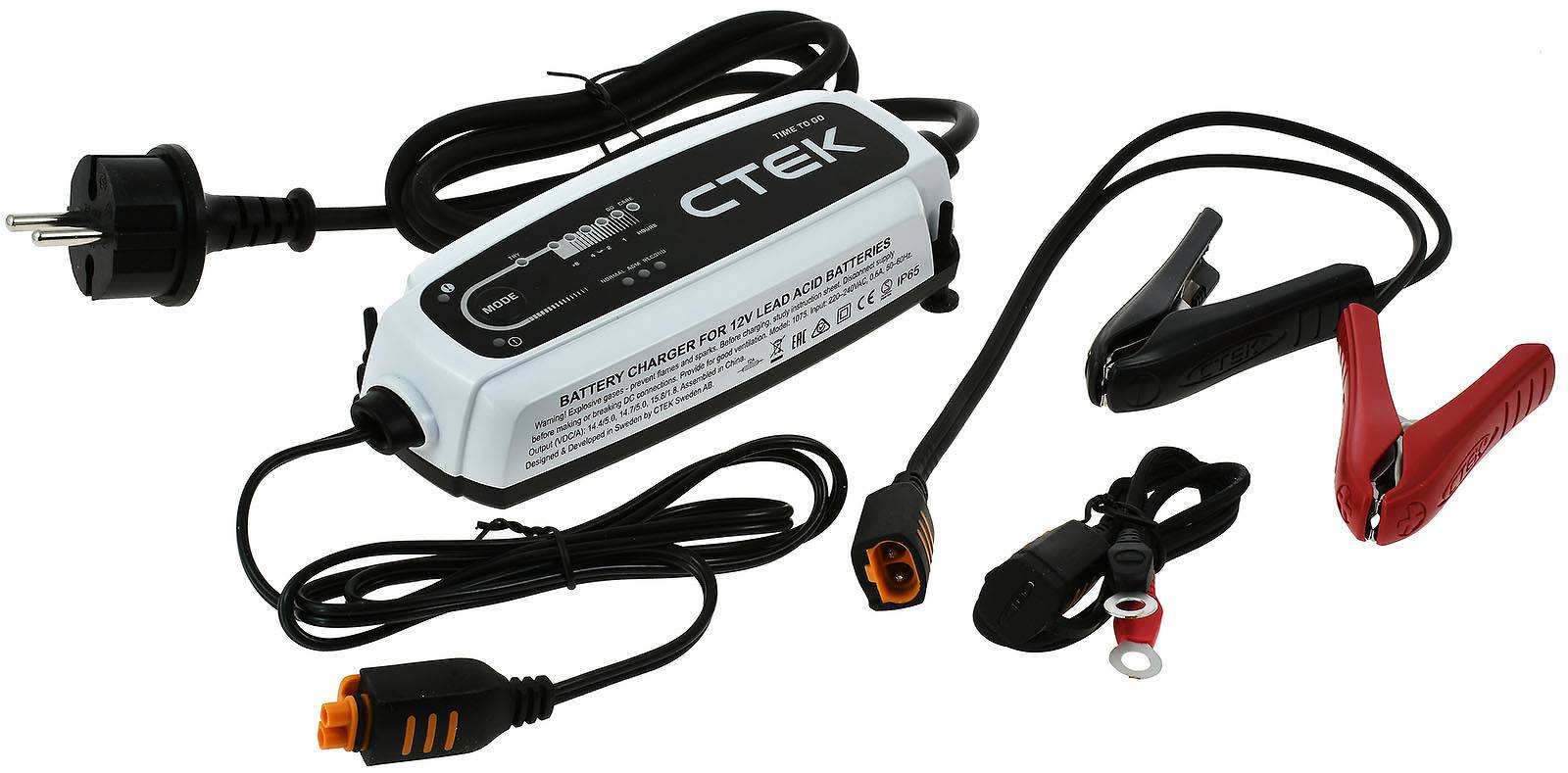 CTEK CT5 Time to Go, Batterie-Ladegerät, mit Countdown-Display 12V 5A EU-Stecker, 12V