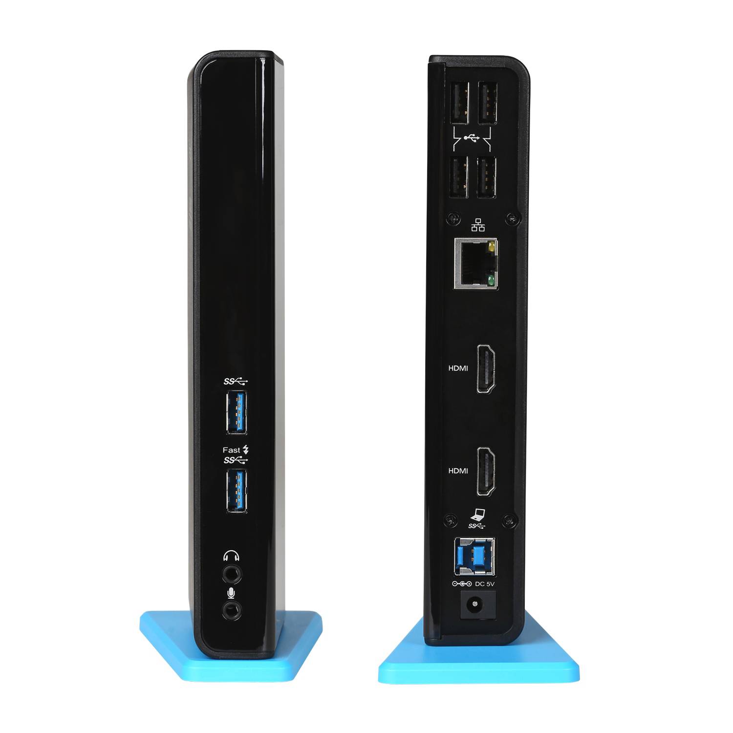 USB 3.0/USB-C-Doppel-HDMI-Dockingstation