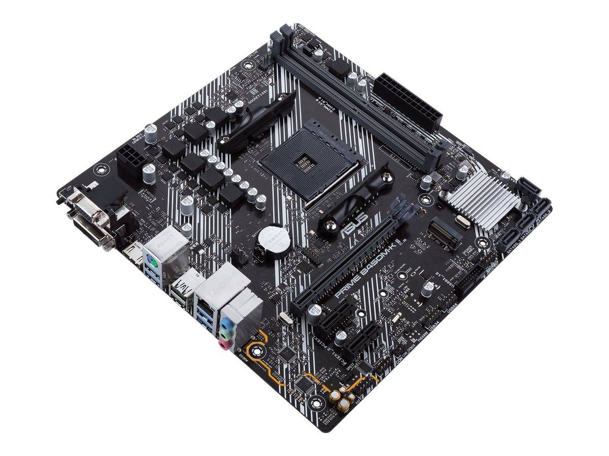 ASUS PRIME B450M-K II - Motherboard - micro ATX - Socket AM4 - AMD B450 Chipsatz - USB 3.2 Gen 1 - Gigabit LAN - Onboard