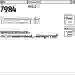 Zylinderschraube DIN 7984 Innen-6kt M6x 12 010.9 500 Stück