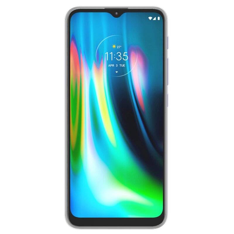 Silikon Hülle Basic für MOTOROLA MOTO E7 PLUS Case TPU Soft Handy Cover Schutz Transparent