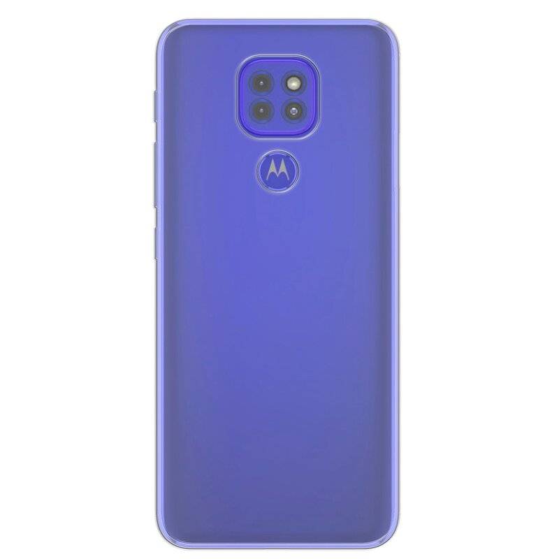 Silikon Hülle Basic für MOTOROLA MOTO E7 PLUS Case TPU Soft Handy Cover Schutz Transparent
