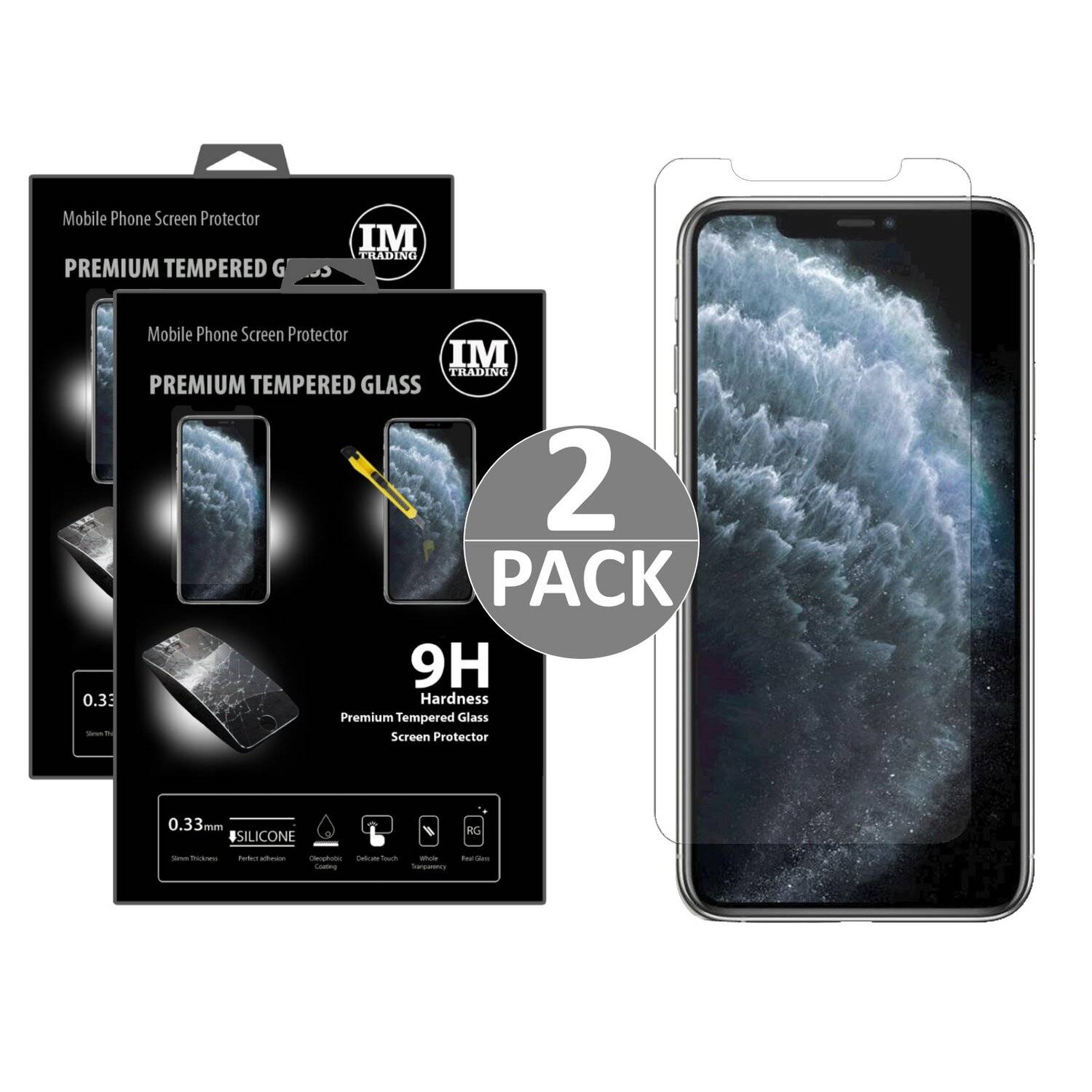 2x Schutzfolie Schutzglas Verbundglas Displayfolie Displayglas Glas Folie 9H für Samsung Galaxy A71 5G (A716F)