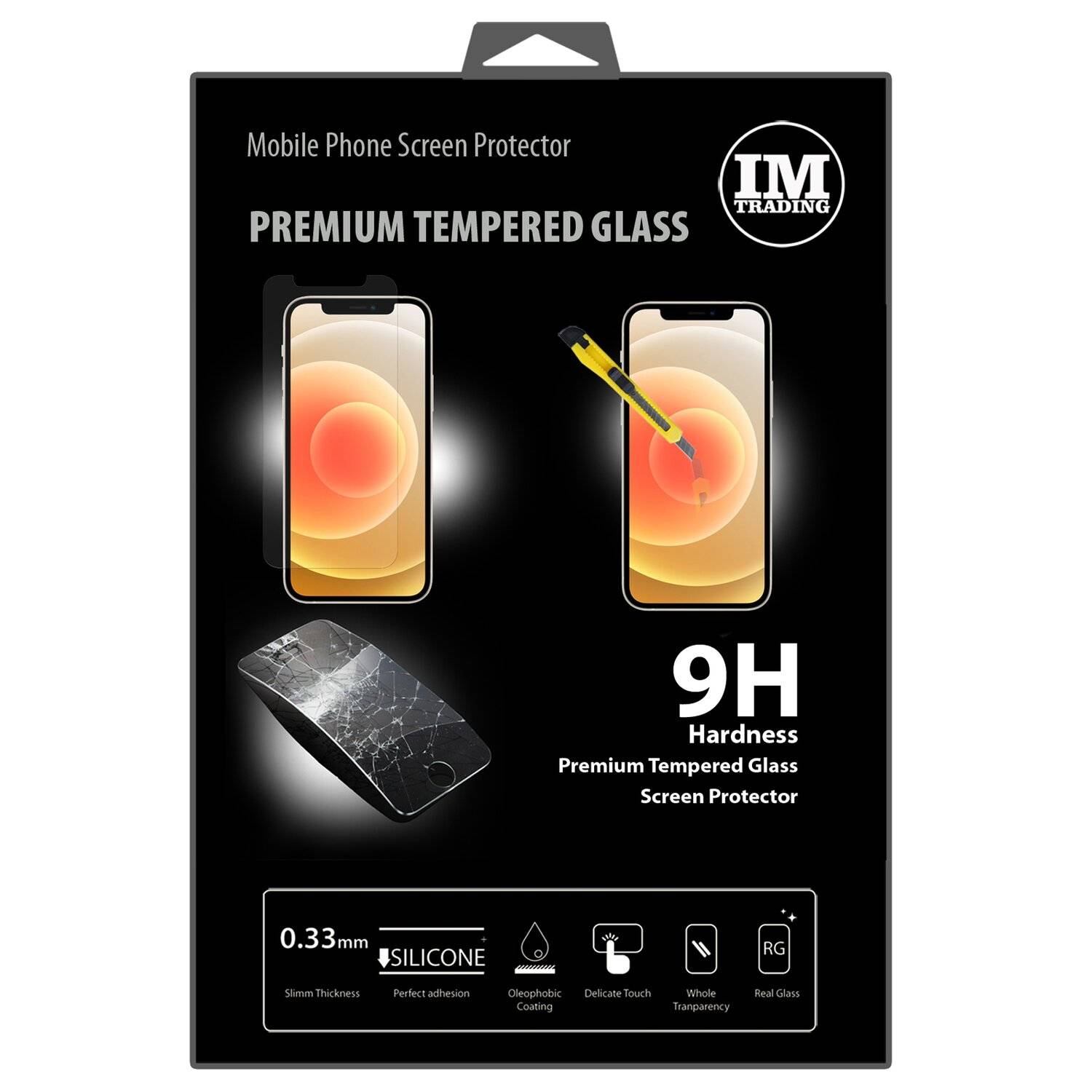 2x Schutzfolie Schutzglas Verbundglas Displayfolie Displayglas Glas Folie 9H für iPhone 12