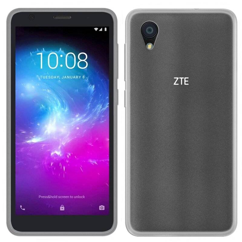 Silikon Hülle Basic für ZTE BLADE L8 Case TPU Soft Handy Cover Schutz Transparent