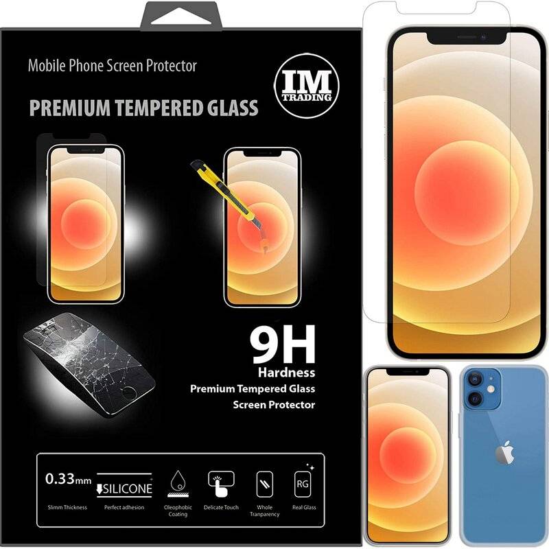 Hülle für IPHONE 12 MINI Schutzhülle Case Handyhülle + 9H Schutzglas Display Folie