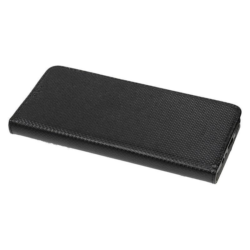 Buch Tasche "Smart" für OPPO A53 Handy Hülle Etui Brieftasche Schutzhülle mit Standfunktion, Kartenfach Schwarz