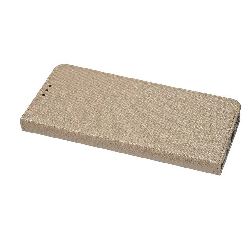 Buch Tasche "Smart" für OPPO A53 Handy Hülle Etui Brieftasche Schutzhülle mit Standfunktion, Kartenfach Gold