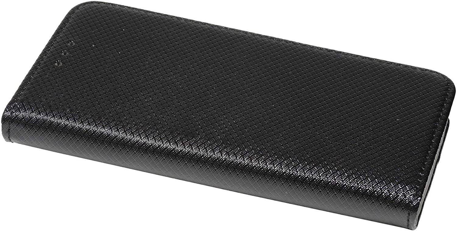 Buch Tasche "Smart" für iPhone 12 Pro Max Handy Hülle Brieftasche Schutzhülle mit Standfunktion, Kartenfach Schwarz