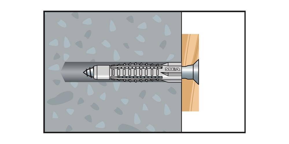CELO Mehrzweckdübel MZK 6 6x30mm mit Kragen
