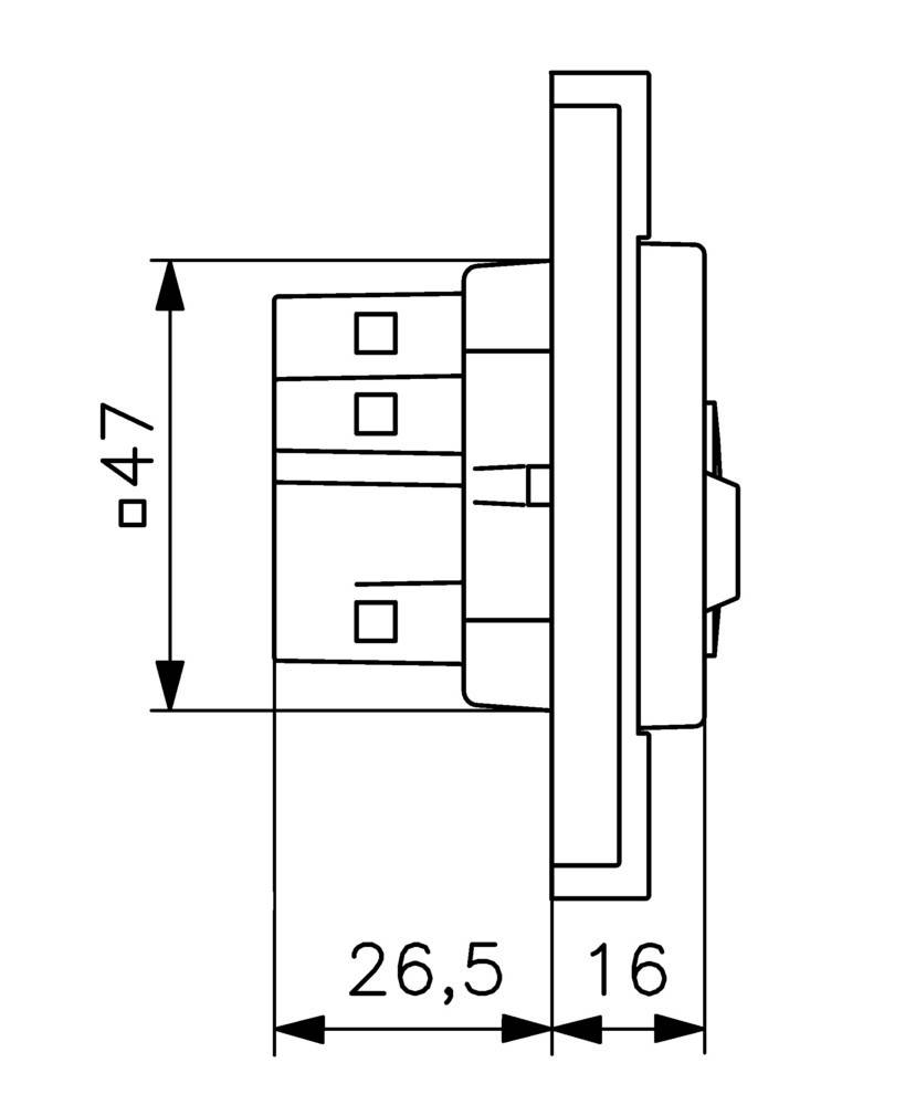 Alre-it Raumtemperaturregler UP FTR 101.010#00