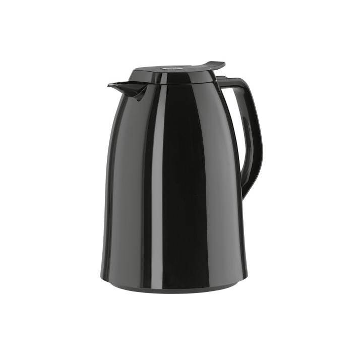 Mambo Isolierkanne - 1,0 Liter schwarz hochglanz.