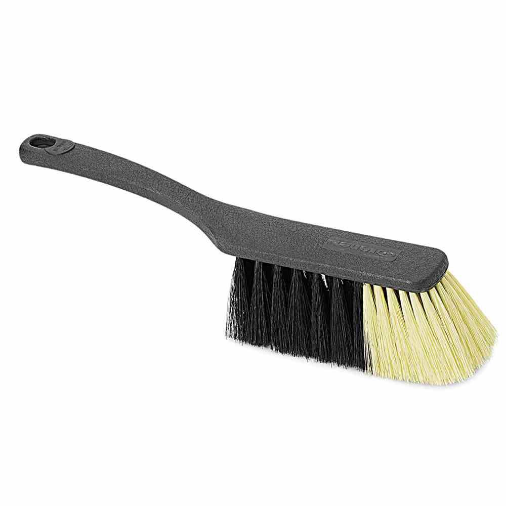 Siena Home 902-00300 Handfeger KUNSTHAAR Kunststoffkörper mitBart, schwarz/weiß