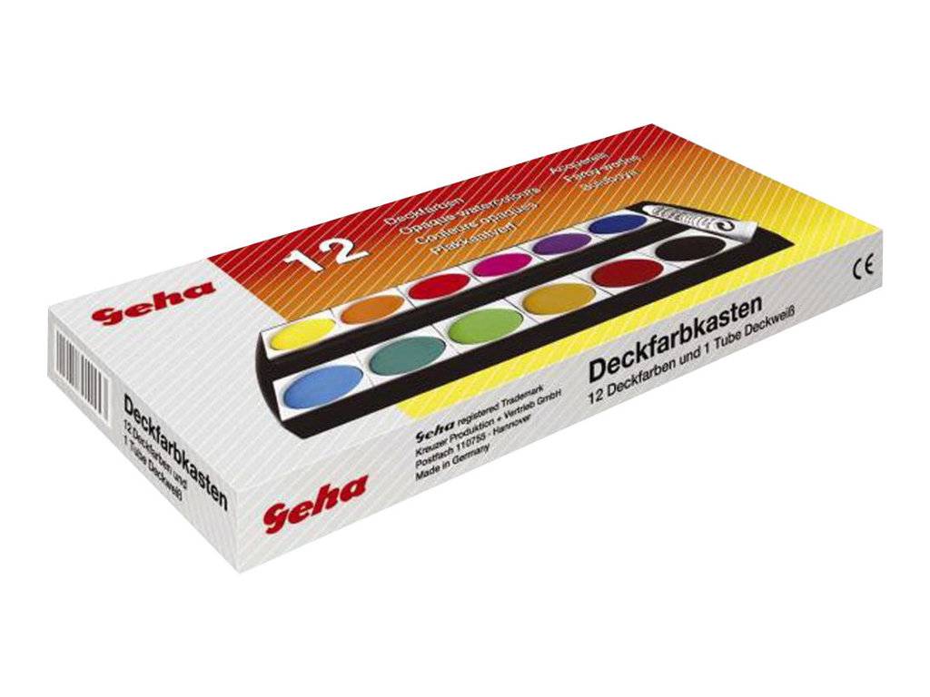 Geha Farbe - verschiedene Farben (Packung mit