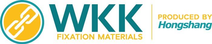 Firmenlogo mit der Aufschrift 'VIKKON MATERIALS' in Türkis und Gold vor einem weißen Hintergrund.