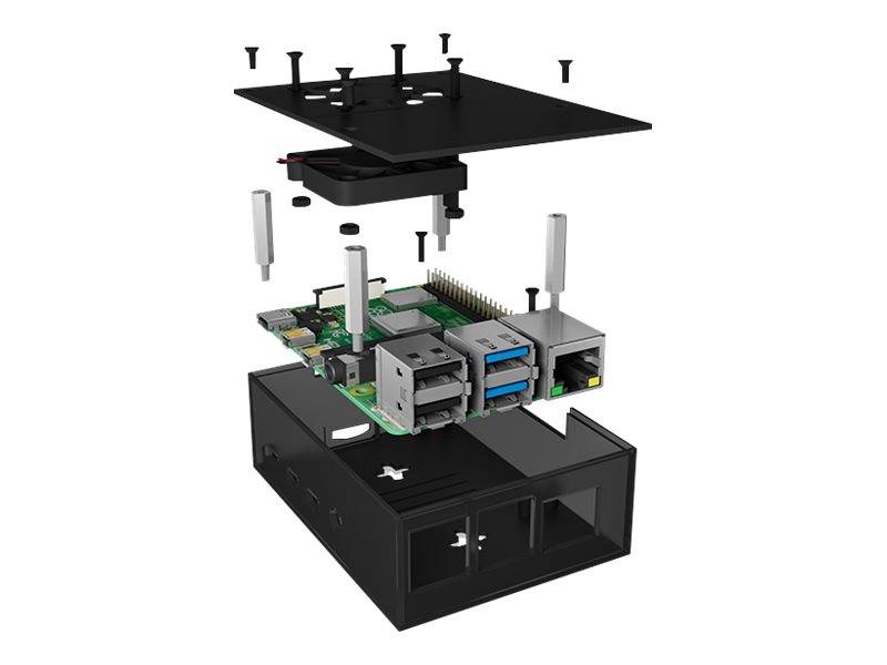 RaidSonic ICY BOX IB-RP108 - Hülle - Kunststoff, Aluminium