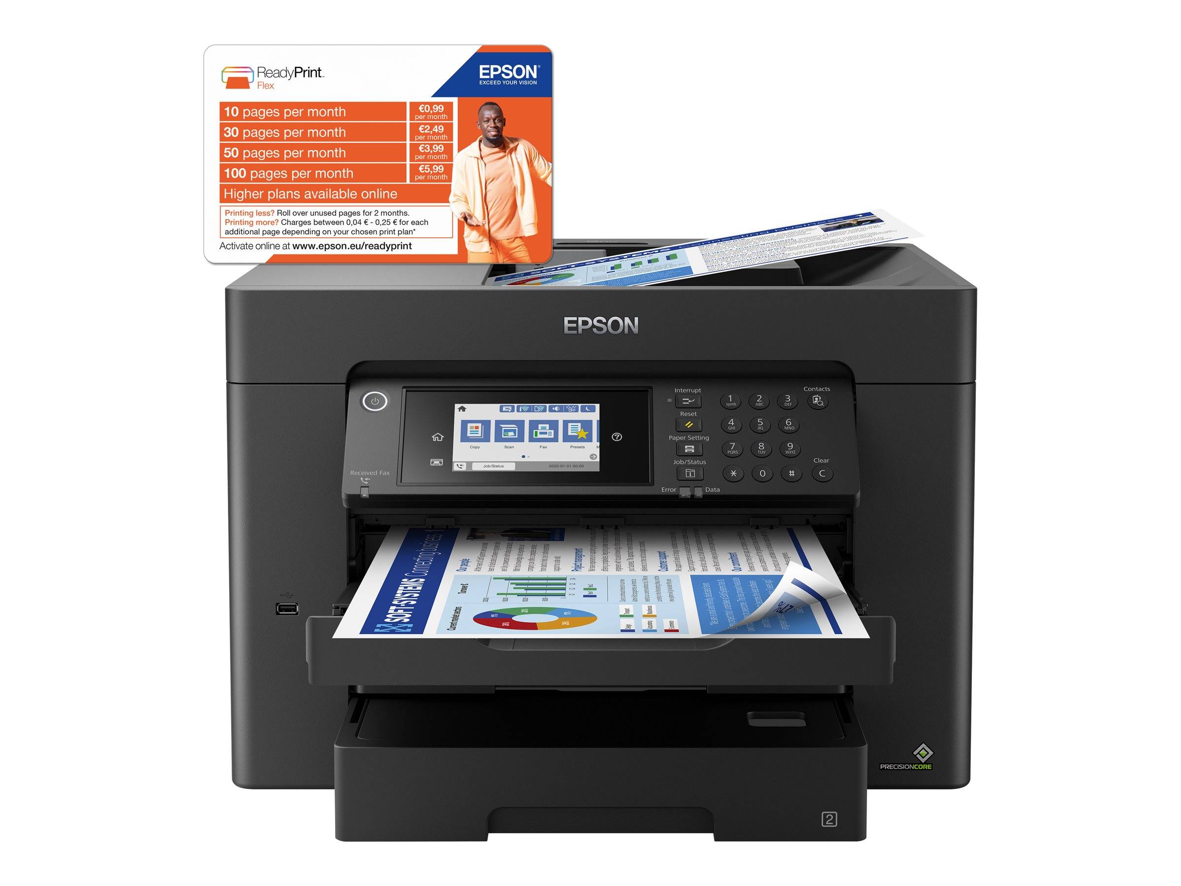 Epson WorkForce WF-7840DTWF - Multifunktionsdrucker - Farbe - Tintenstrahl - A3 (297 x 420 mm)