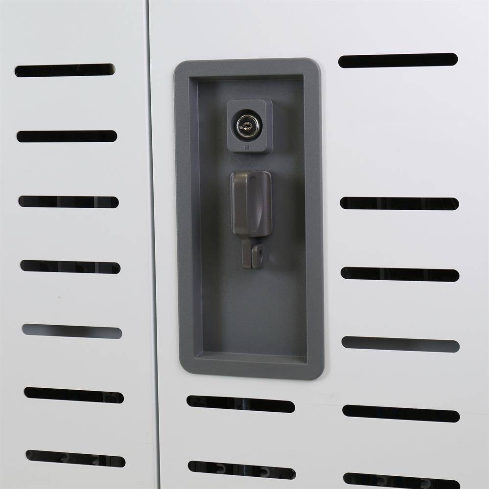 Ergotron Zip40 Charging Cart - Wagen (nur Laden) - für 40 Tablets / Notebooks - Bildschirmgröße: bis zu 39,6 cm (bis zu 15,6 Zoll)