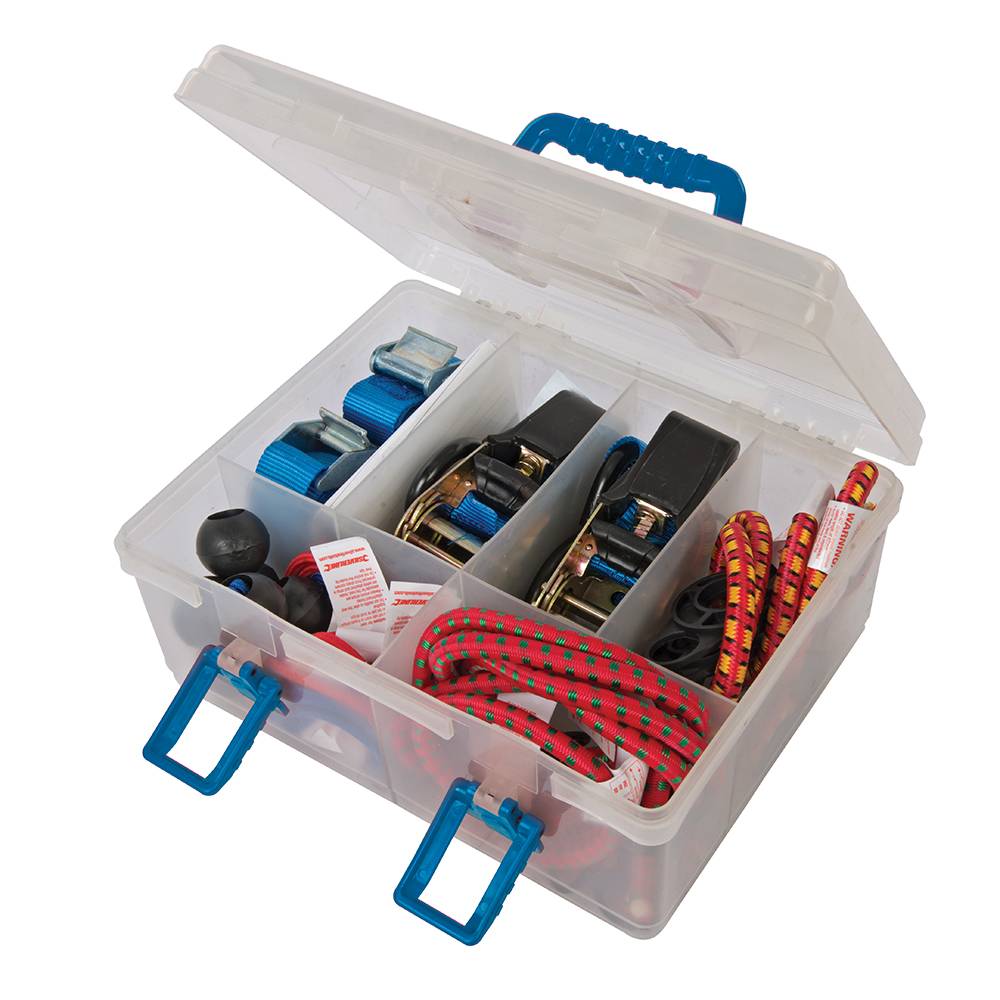 Verzurrungszubehör und Expanderseile Set 16-tlg.