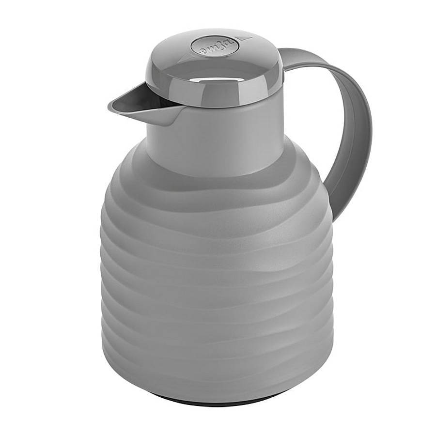 EMSA Isolierkanne Samba Wave 1,0l stone - 1 l - Grau - Polypropylen (PP) - 178 mm - 145 mm - 215 mm