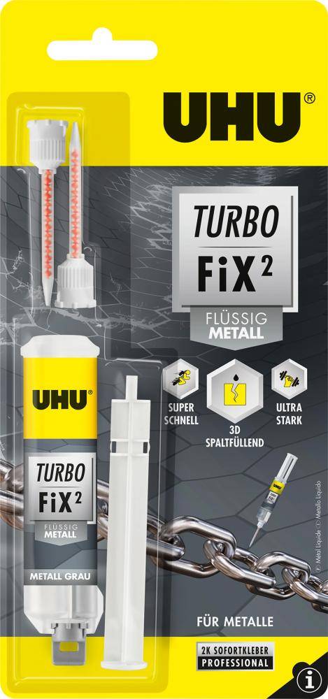 UHU Turbo Fix LIQUID METALL 10g