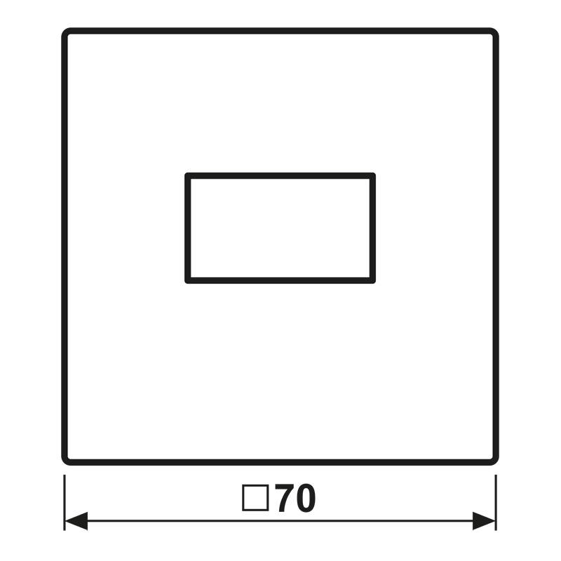 Jung Abdeckung LS 1969 USB WWM