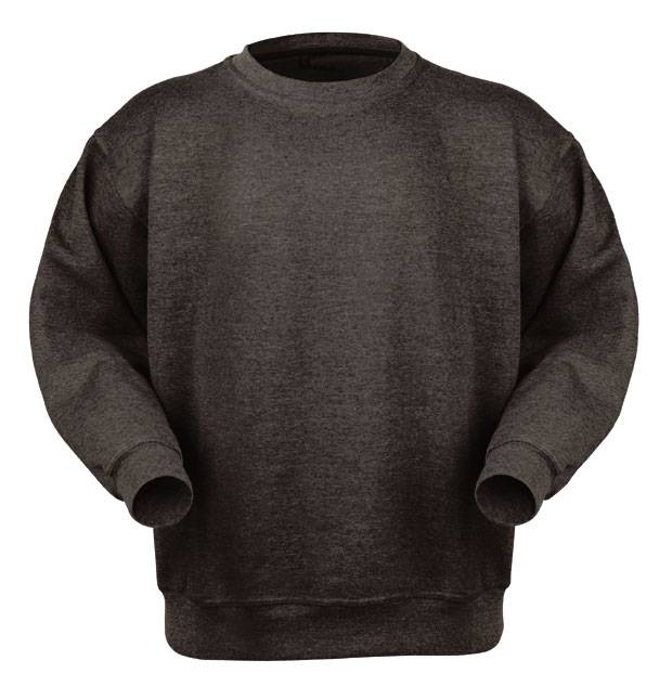 TOBIAS, Sweat-Shirt, 65% Polyester, 35% Baumwolle, Dunkelgrau, Gr. L