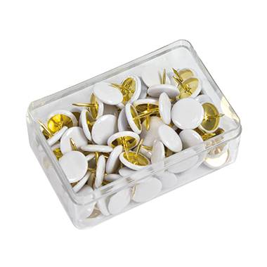 Soennecken Reissnagel 1083 9,5mm weiß 100 St./Pack. - Artikel: 176205901