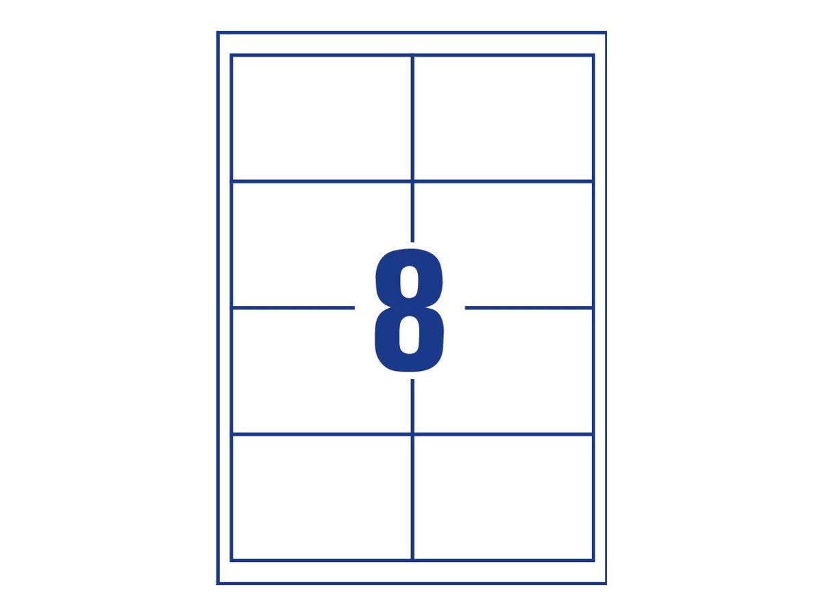 AVERY ZWECKFORM - Avery - Weiß - 97 x 67.7 mm 200 Etikett(en) (25 Bogen x 8)