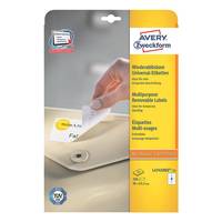 AVERY ZWECKFORM - Avery L4745REV - Entfernbarer Klebstoff - weiß - 63.5 x 96 mm 200 Stck. (25 Bogen x 8)