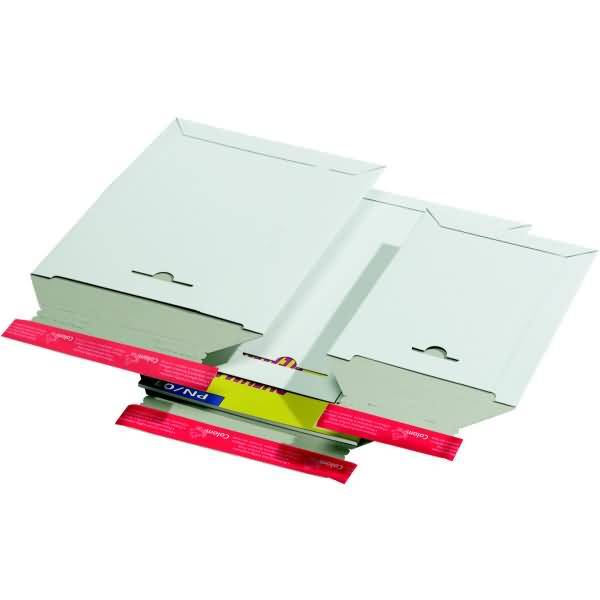 Versandtasche Rigid CP 012.01 A5 Vollpappe weiß