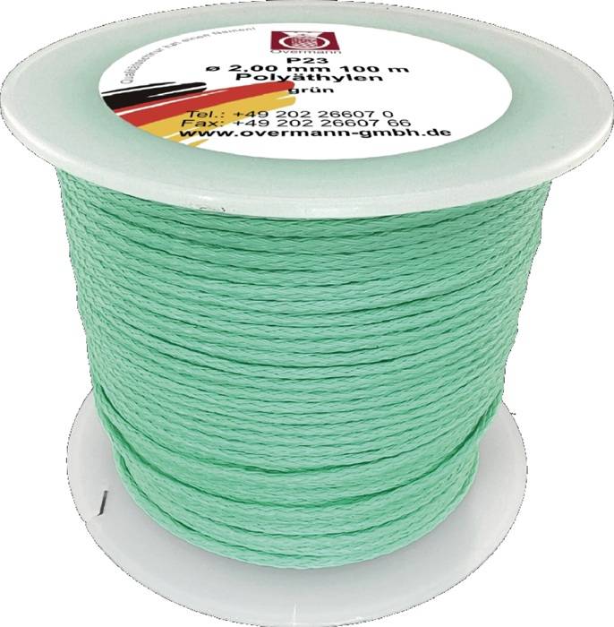 Maurerschnur L.100m D.2mm 35kg PE grün