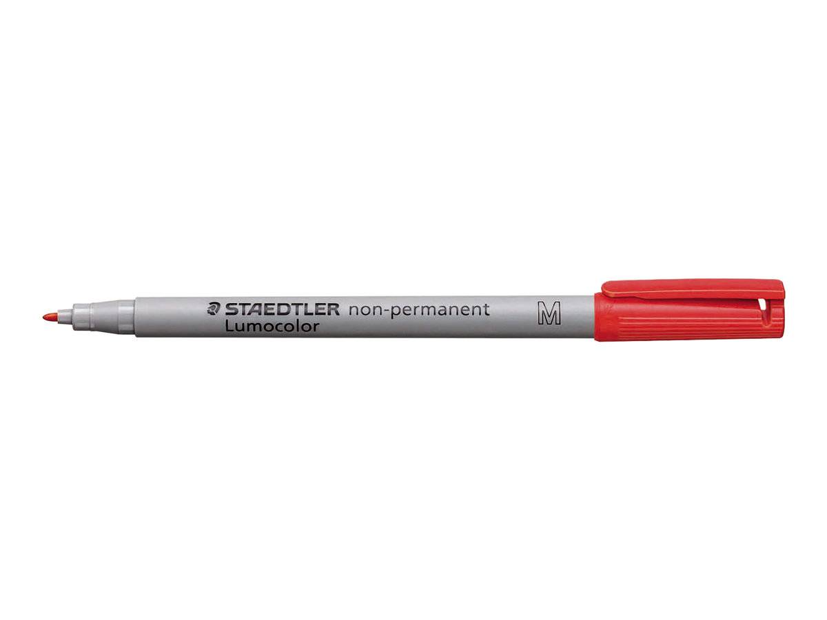STAEDTLER Lumocolor 315 - Marker - nicht dauerhaft - Schwarz, Rot, Blau, Grün - 1 mm - Mittel (Packung mit 4)
