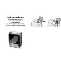 trodat Textstempelautomat ''Printy 4.0'' 4913, rot Lieferung mit Gutschein zur Anfertigung einer individuellen (43685)