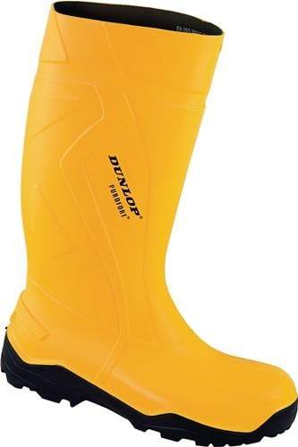 DUNLOP Sicherheitsstiefel Purofort+ Full Safety Größe 45 gelb - 45507-45