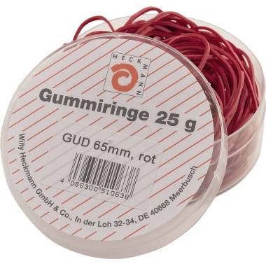 WIHEDÜ Gummiring 510063 65mm rot 25g